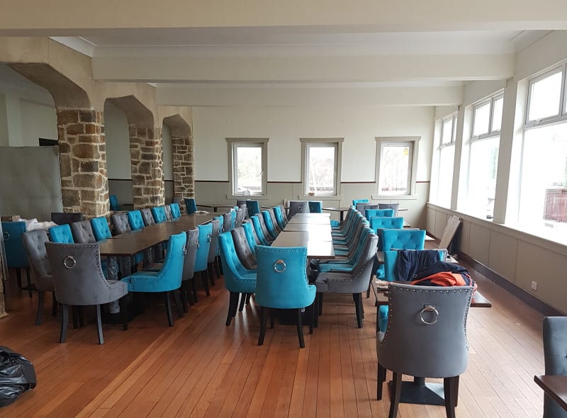 Dining room in a hotel - refurbished